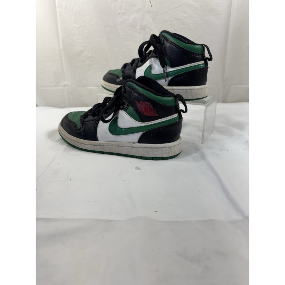 Nike AIR JORDAN 1 MID Pine Green Kids Sneakers 640735-067 SIZE 12C